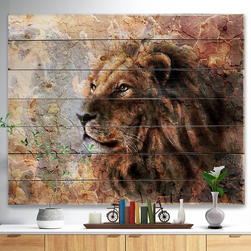Designart - Peaceful Lion