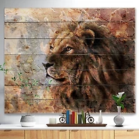 Designart - Peaceful Lion