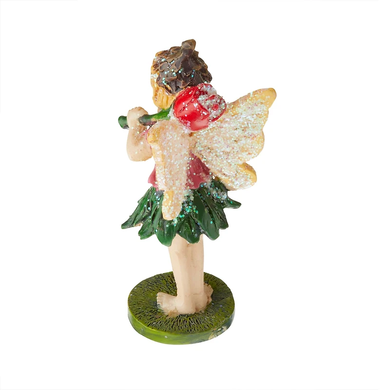 Miniature Standing Pixie with Flower by Make Market®
