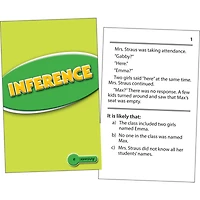 Edupress® Inference Practice Cards, Green Level