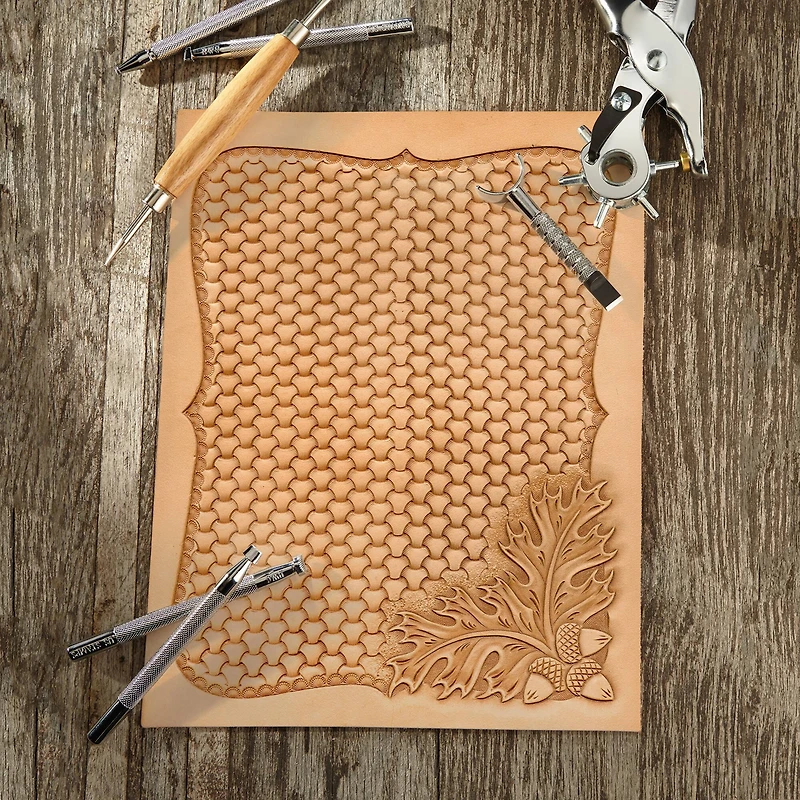 Realeather® 8.5" x 11" Medium Weight Tooling Leather