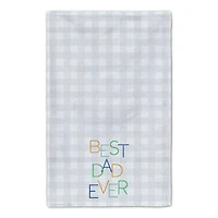 Best Dad Ever Check Towel Set