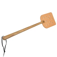 Hello Honey® Natural Modern Buffalo Leather Fly Swatter
