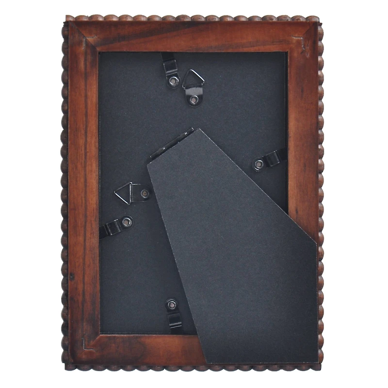 Expressions™ Brown Beaded Edge Frame by Studio Décor