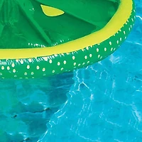 Pool Central 5ft. Inflatable Lime Fruit Slice Lounger Raft