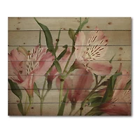 Designart - Retro Alstroemeria Flower
