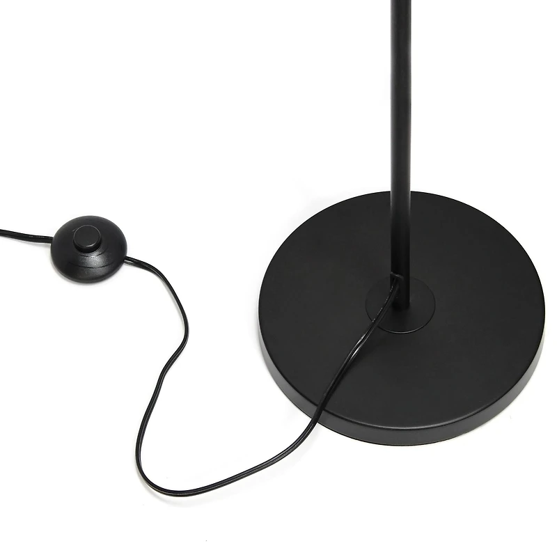 Lalia Home 5ft. Black Oslo Floor Lamp