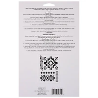 Ikat Pattern Stencils by Craft Smart®