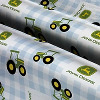 John Deere® Nursery Plaid Cotton Fabric