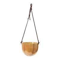 Hello Honey® Stoneware Hanging Pot with Reactive Glaze Set