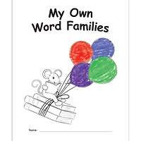 Teacher Created Resources® My Own Books: My Word Families Books, 10ct.