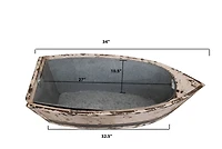 Hello Honey® 33" Wood Boat with Tin Insert
