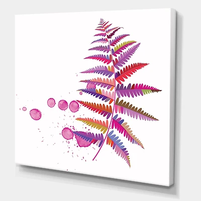 Designart - Purple Fern