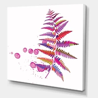 Designart - Purple Fern