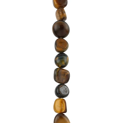 Yellow Tiger Eye Potato Beads by Bead Landing™