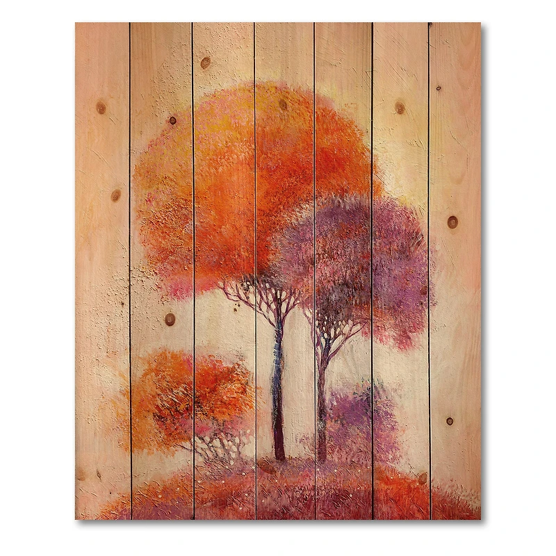 Designart - Colourful Trees Impression I