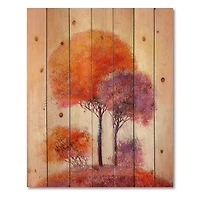 Designart - Colourful Trees Impression I