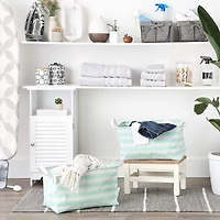 DII® Striped Laundry Bins