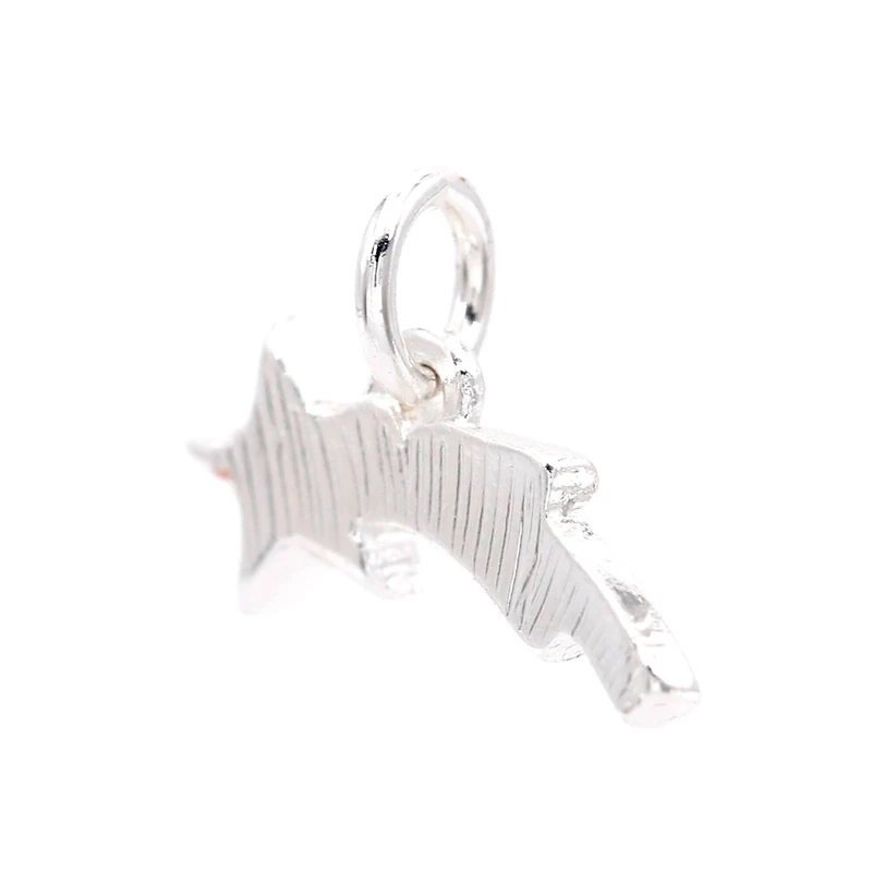 Silver Plated Shooting Star Charm by Bead Landing™