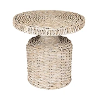 Hello Honey® Natural Water Hyacinth Side Table