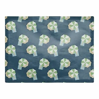 Umbrella Pattern Cotton Twill Placemat