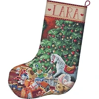 Letistitch Cozy Christmas Stocking Counted Cross Stitch Kit