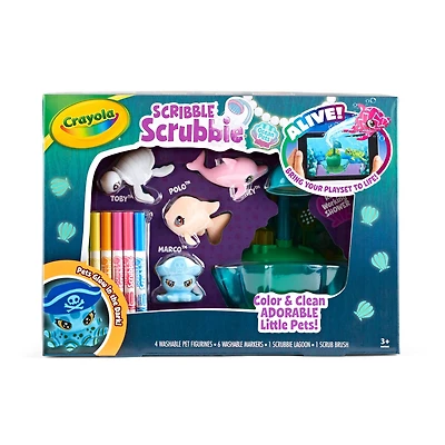 Crayola® Scribble Scrubbie Ocean Pets Glow Lagoon Playset
