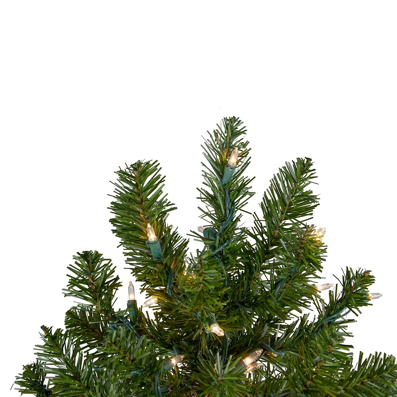3ft. Pre-Lit Full Canadian Pine Artificial Christmas Tree, Clear Lights