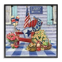 Stupell Industries Americana Porch View Framed Giclee Art