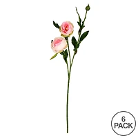 Pink Peony Spray, 6ct.