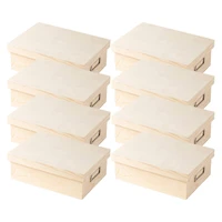 8 Pack: Wood Photo Box by Make Market®