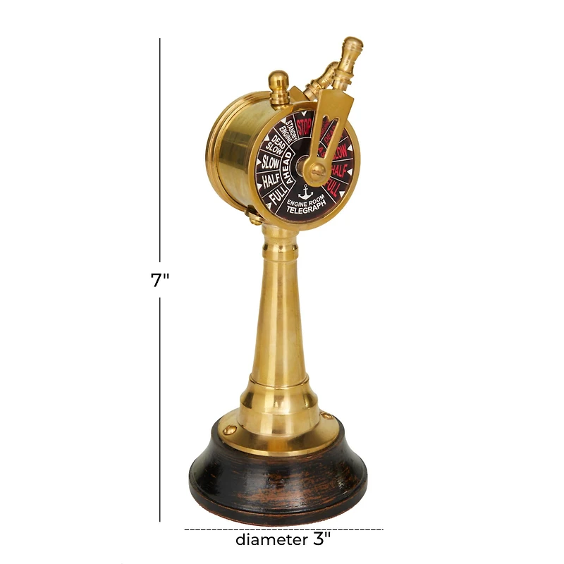 7" Brass Nautical Heirloom Décor