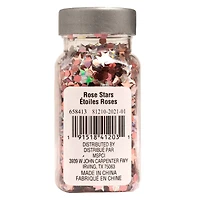 Rose Stars Specialty Polyester Glitter by Recollections™, 0.73oz.