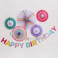 Bright Happy Birthday Décor Kit by Celebrate It™
