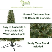 6.5ft. Pre-Lit Cashmere Artificial Christmas Tree, Warm White Lights