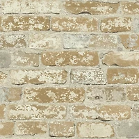 RoomMates Stuccoed Brick Peel & Stick Wallpaper