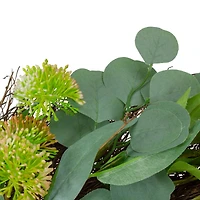 24" Eucalyptus & Olive Leaf Twig Spring Wreath