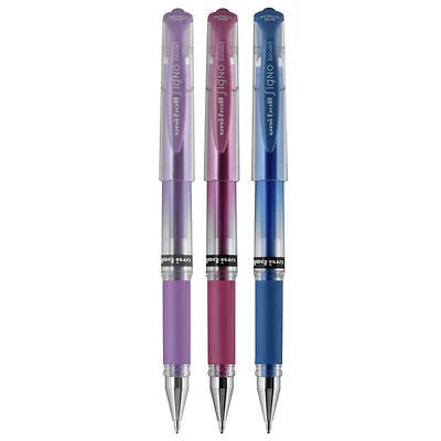 uniball™ GEL IMPACT 1mm Metallic 3 Color Gel Pen Set