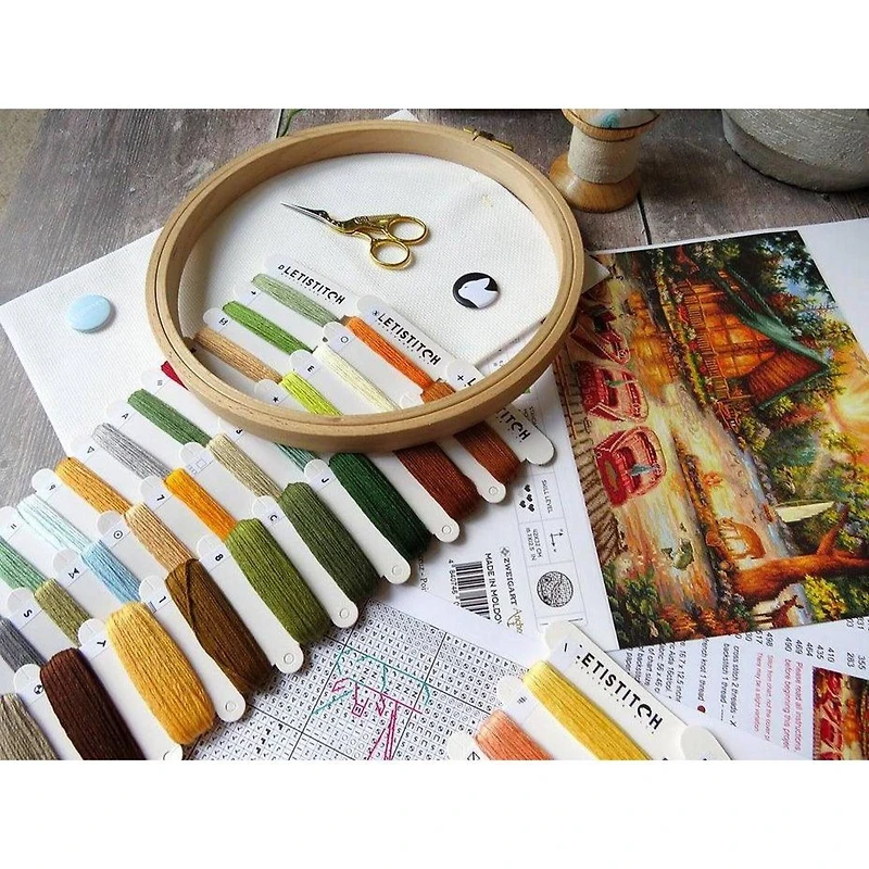 Alisa Above The River Cross Stitch Kit