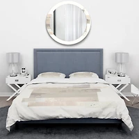 Designart 'Geometric Neutral Form II' Geometric Bedding Set
