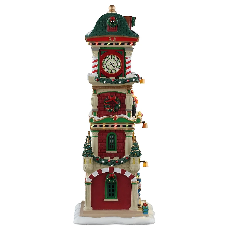 Lemax® Santa's Wonderland The Village Square Clock Tower