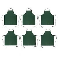 DII® Dark Green Chef Aprons, 6ct.