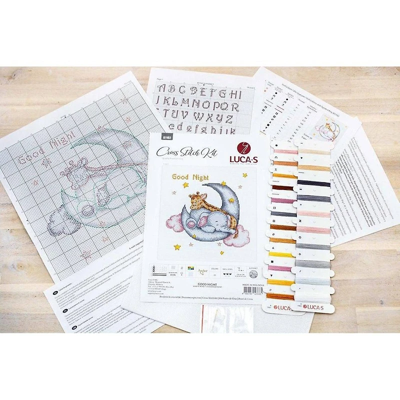 Luca-s Good Night Counted Cross Stitch Kit