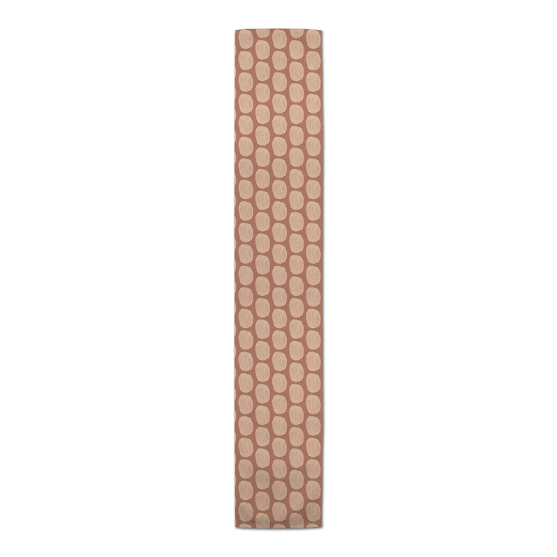 Bohemian Terracotta Cotton Twill Table Runner