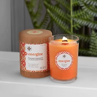 Root Candles Seeking Balance® Energize: Rosemary Eucalyptus Jar Candle