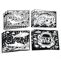 S&S® Worldwide Velvet Art Shark Posters, 12ct.