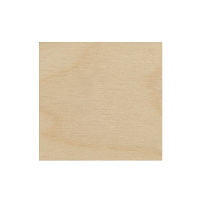 Essentials by Leisure Arts 24 Pack 3" x 3" Square Flat Wood Shape