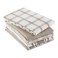 DII® Assorted Brown Woven Dishtowel (Set of 5)
