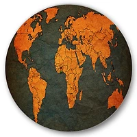 Designart - Ancient Map of The World Africa