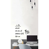 RoomMates Dry Erase Peel & Stick Wallpaper